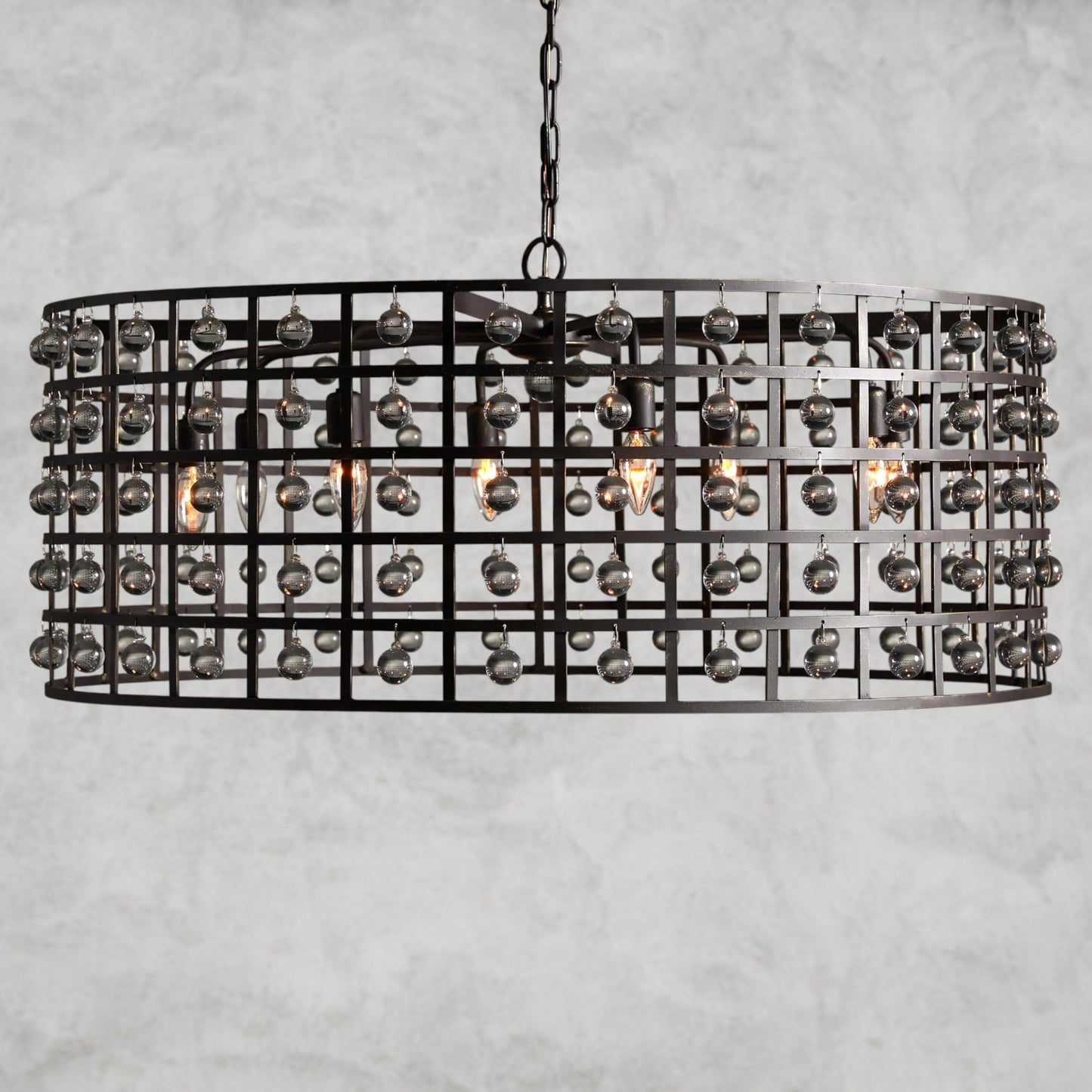 La Cage Round Chandelier 6", 8", 12"