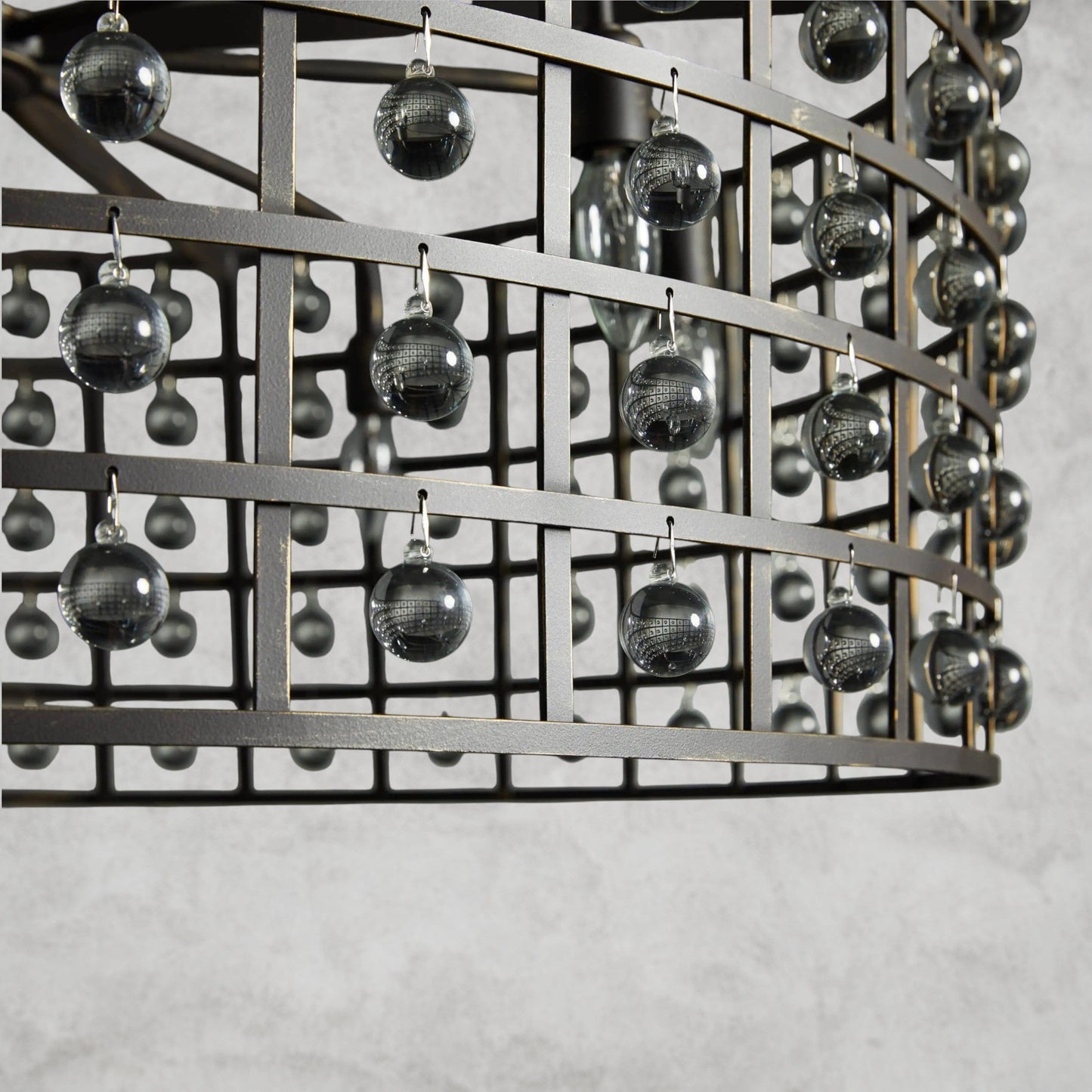 La Cage Round Chandelier 6", 8", 12"