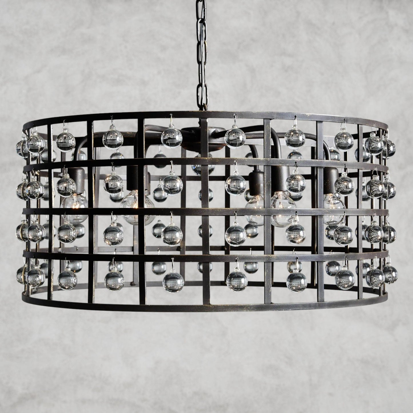 La Cage Round Chandelier 6", 8", 12"