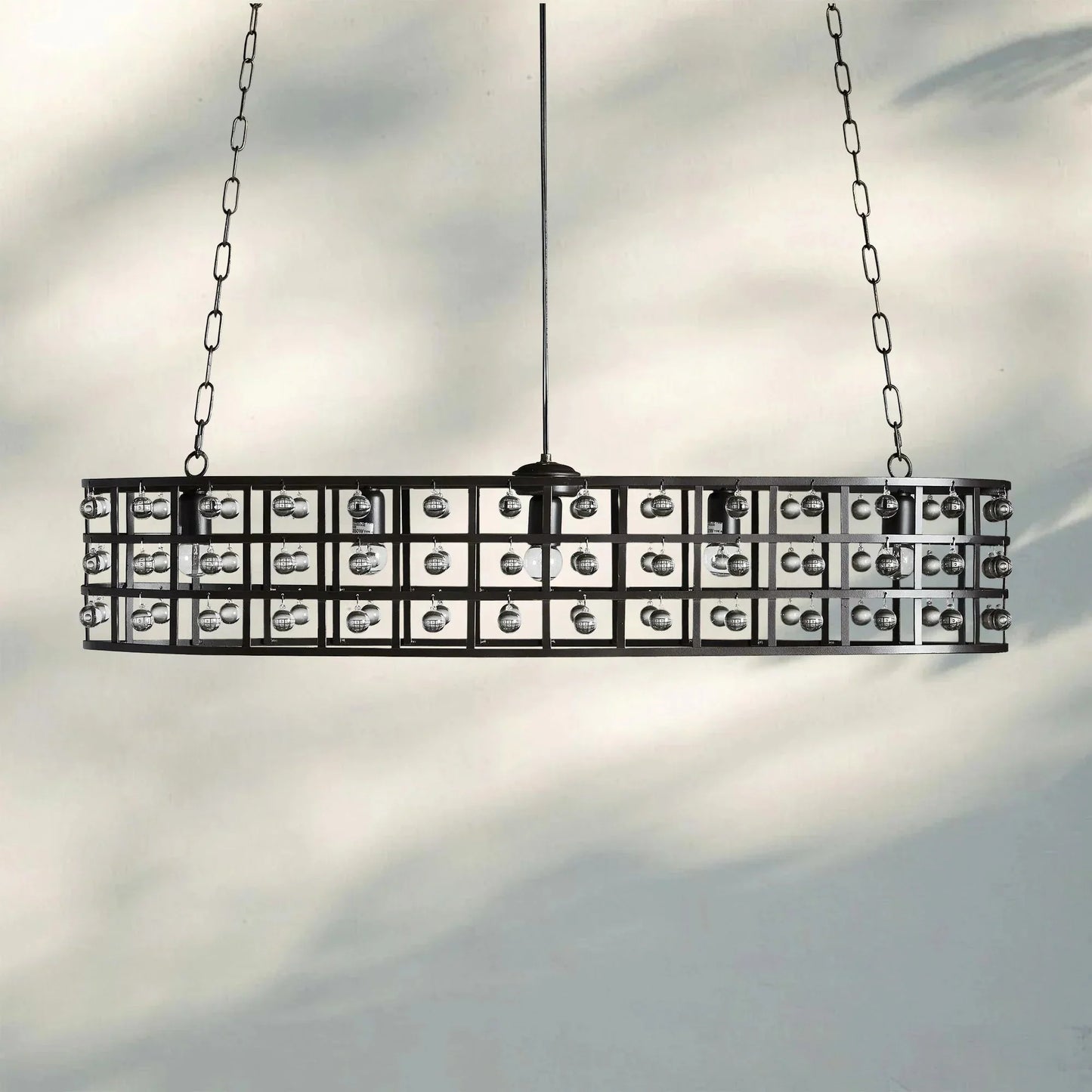 La Caged 5-Light Oval Chandelier