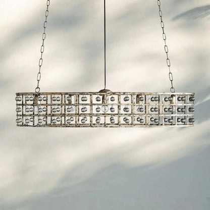 La Caged 5-Light Oval Chandelier