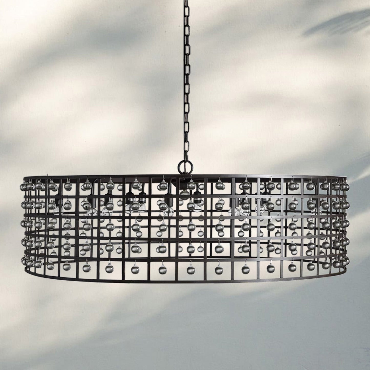 La Caged Round Chandelier 6/8/12 Light
