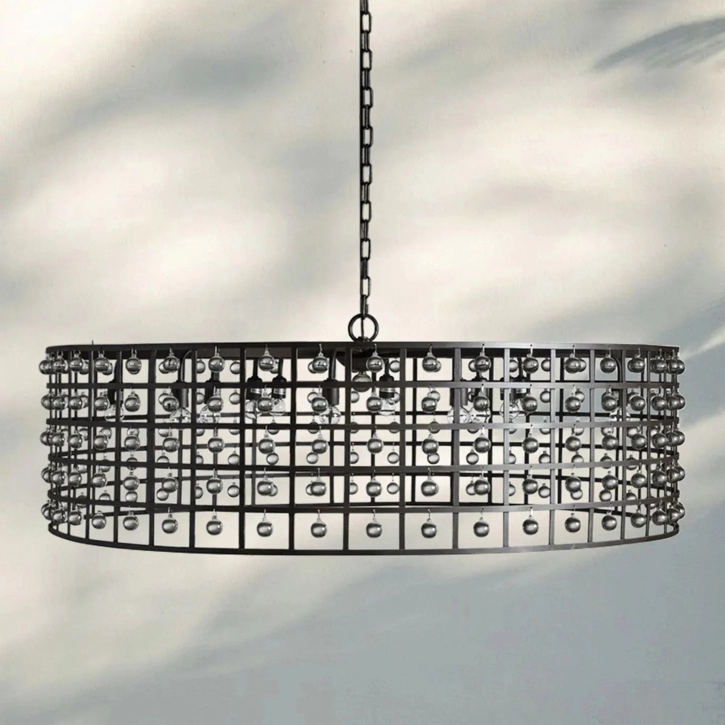 La Caged Round Chandelier 6/8/12 Light