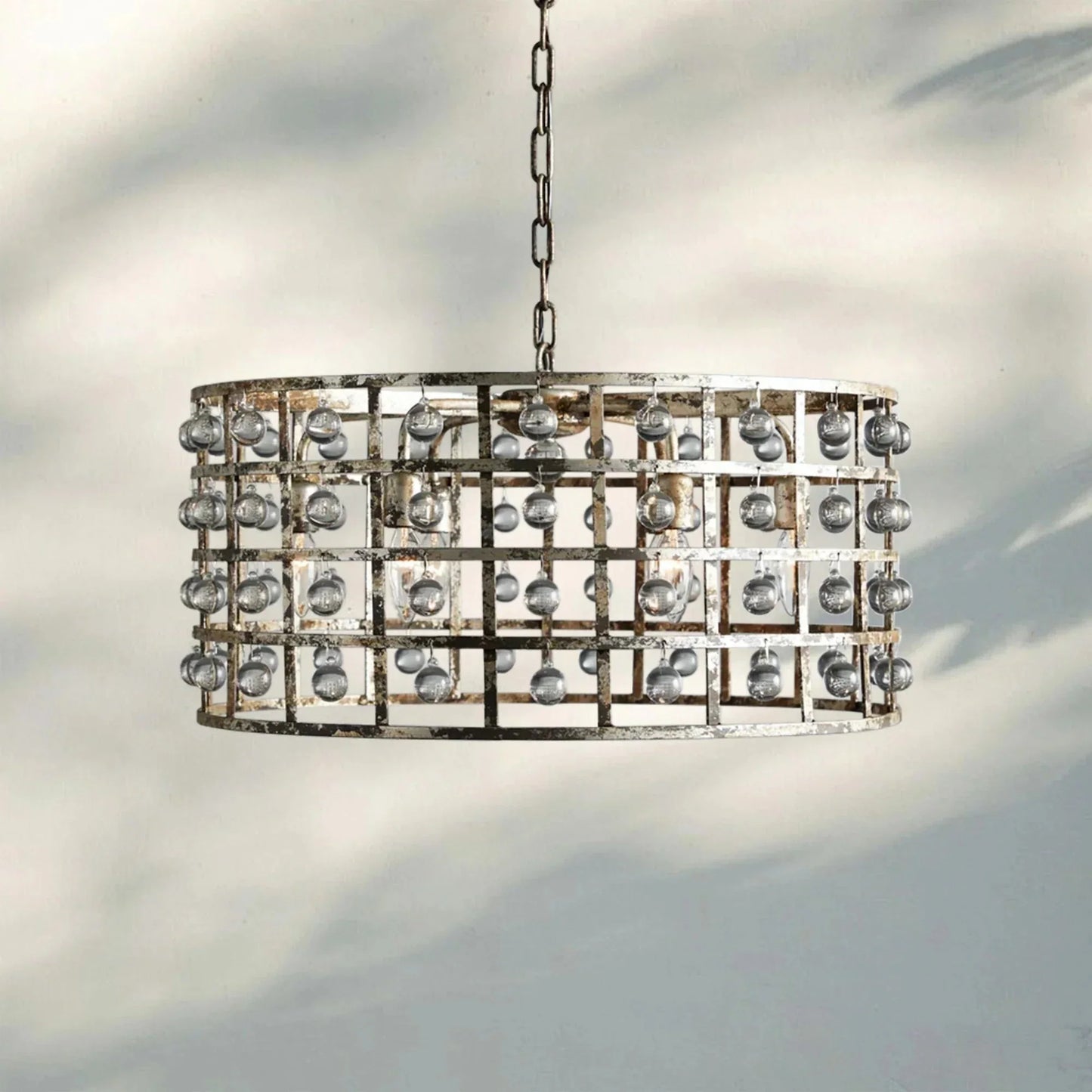 La Caged Round Chandelier 6/8/12 Light