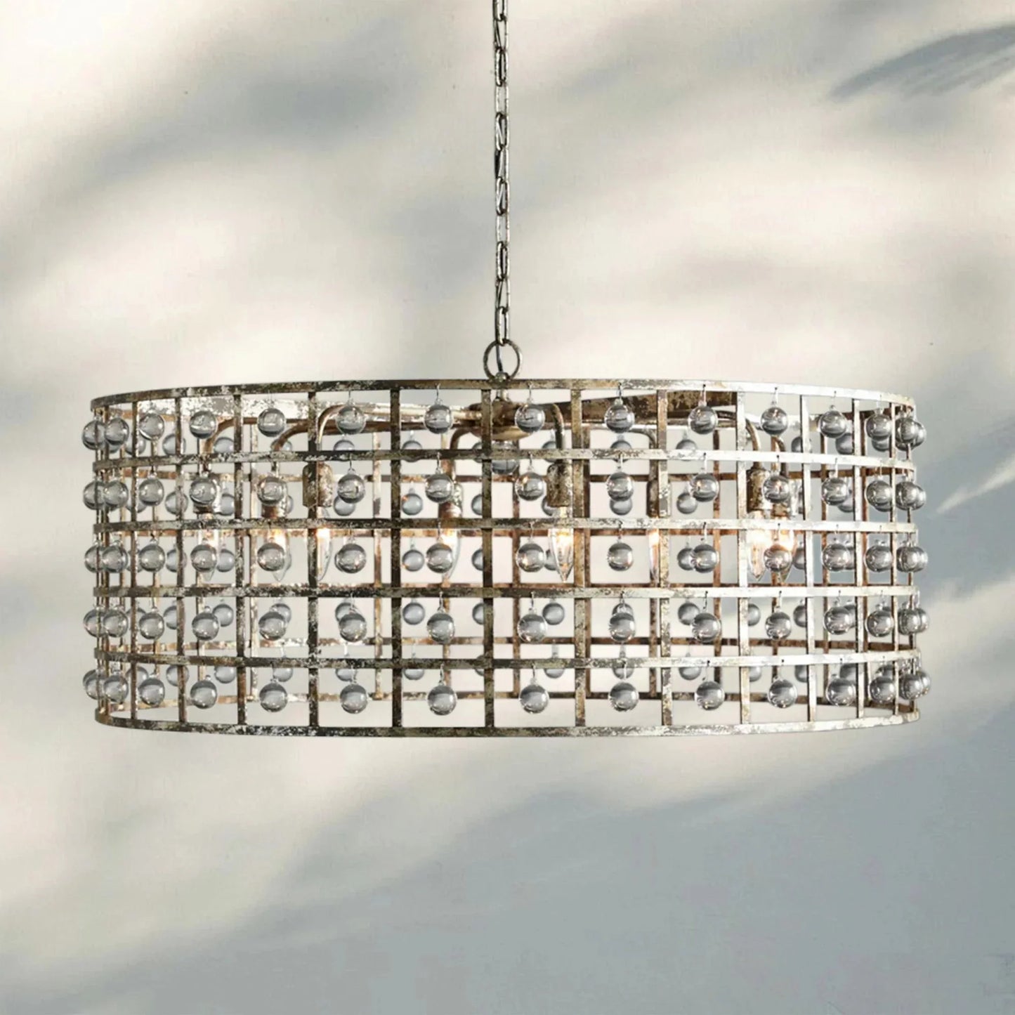 La Caged Round Chandelier 6/8/12 Light
