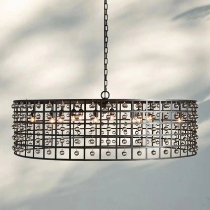 La Caged Round Chandelier 6/8/12 Light