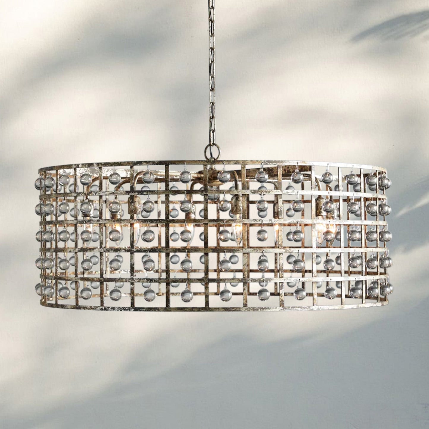 La Caged Round Chandelier 6/8/12 Light