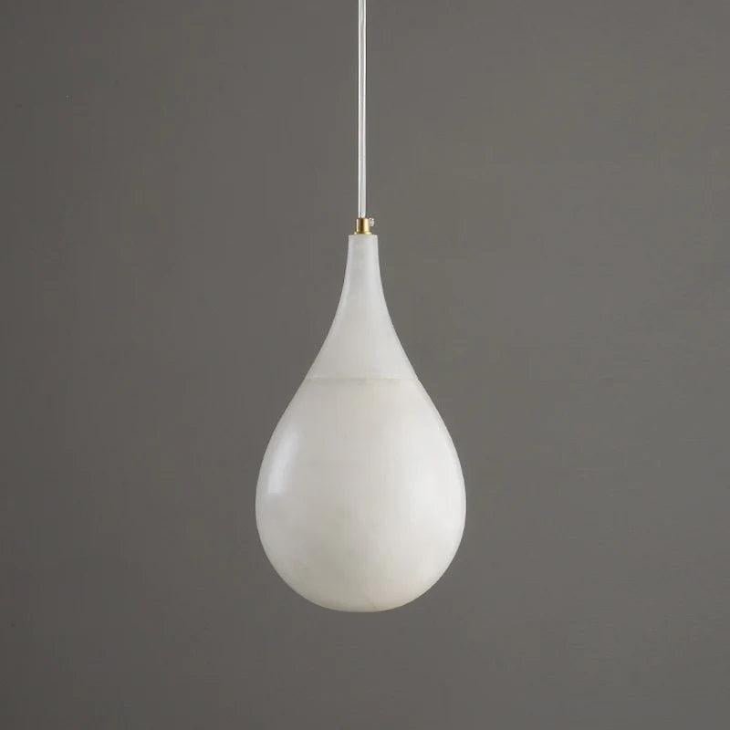 Larry Alabaster Rain Modern Pendant Light