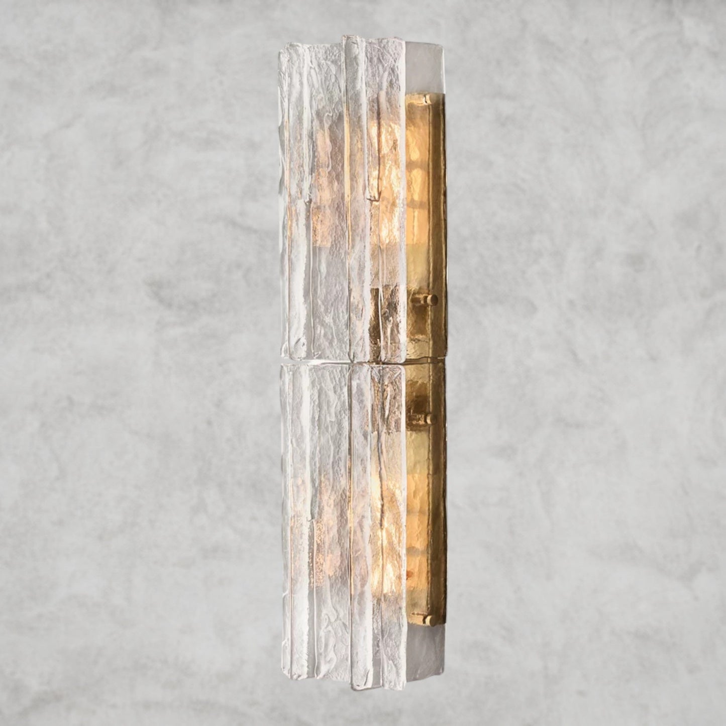 Lattice Clear Glass Sconce 15", 30"