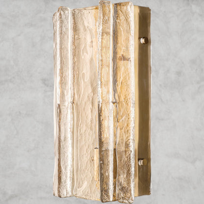 Lattice Clear Glass Sconce 15", 30"