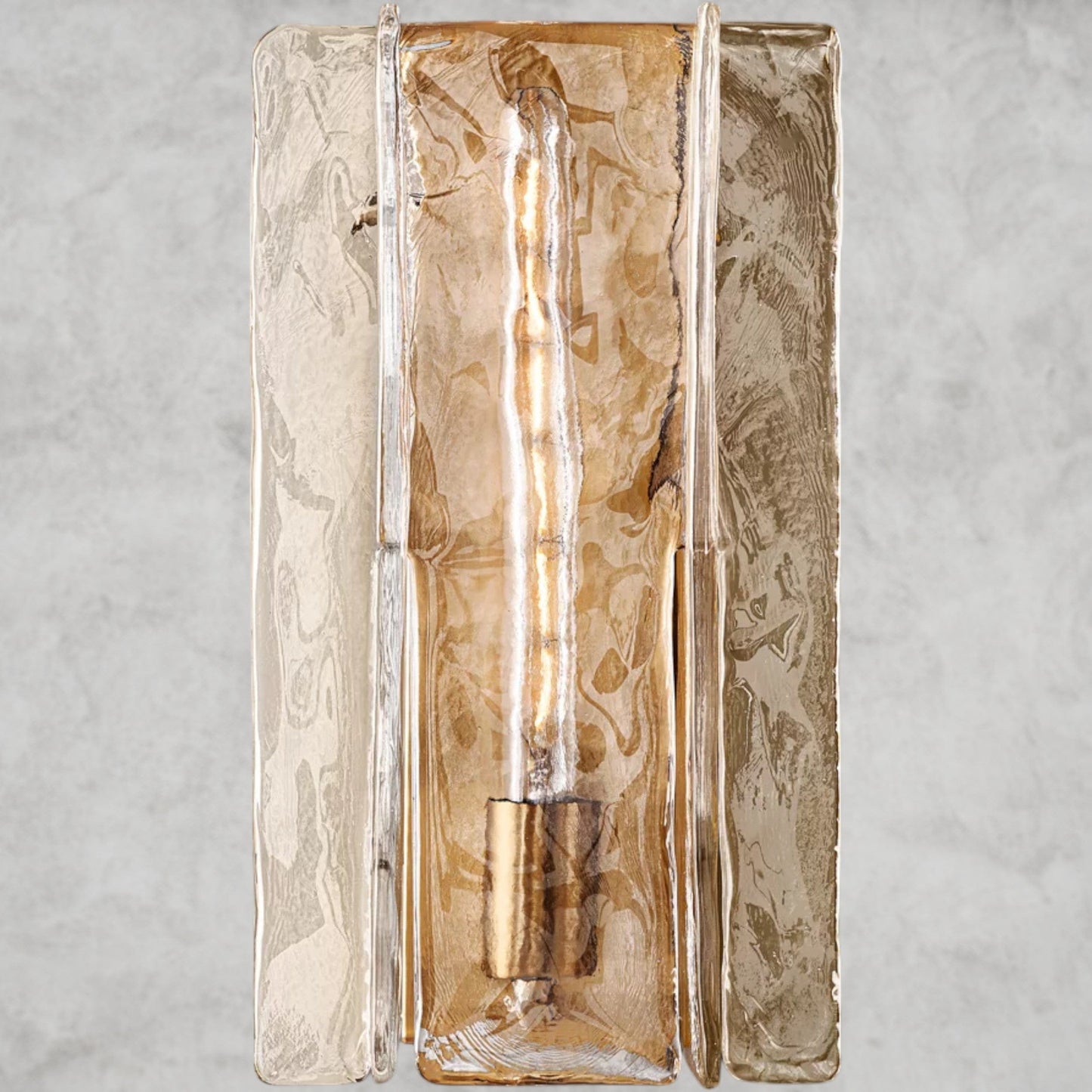 Lattice Clear Glass Sconce 15", 30"