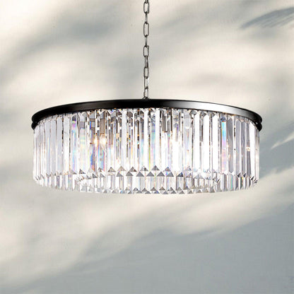 Leyland Crystal Round Chandelier