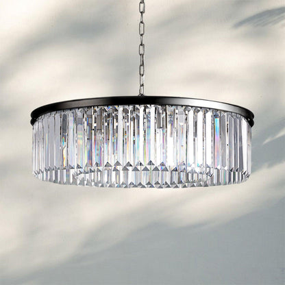 Leyland Crystal Round Chandelier
