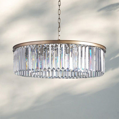 Leyland Crystal Round Chandelier