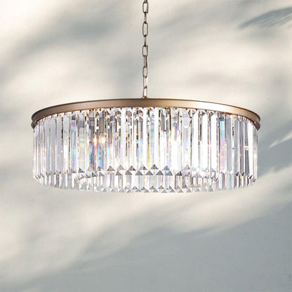 Leyland Crystal Round Chandelier