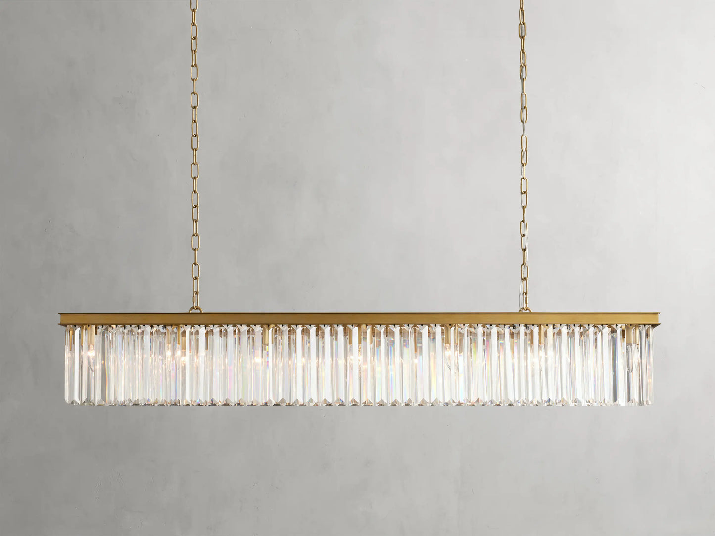 Leyland Rectangular Chandelier 60", 71.5"