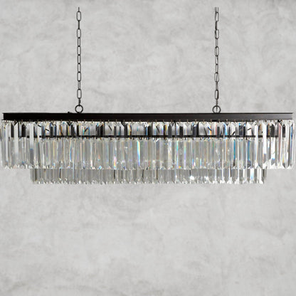 Leyland Tiered Rectangular Chandelier