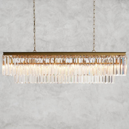 Leyland Tiered Rectangular Chandelier