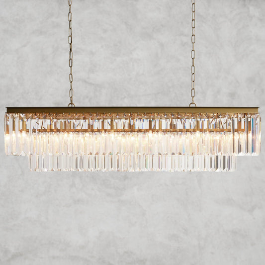Leyland Tiered Rectangular Chandelier
