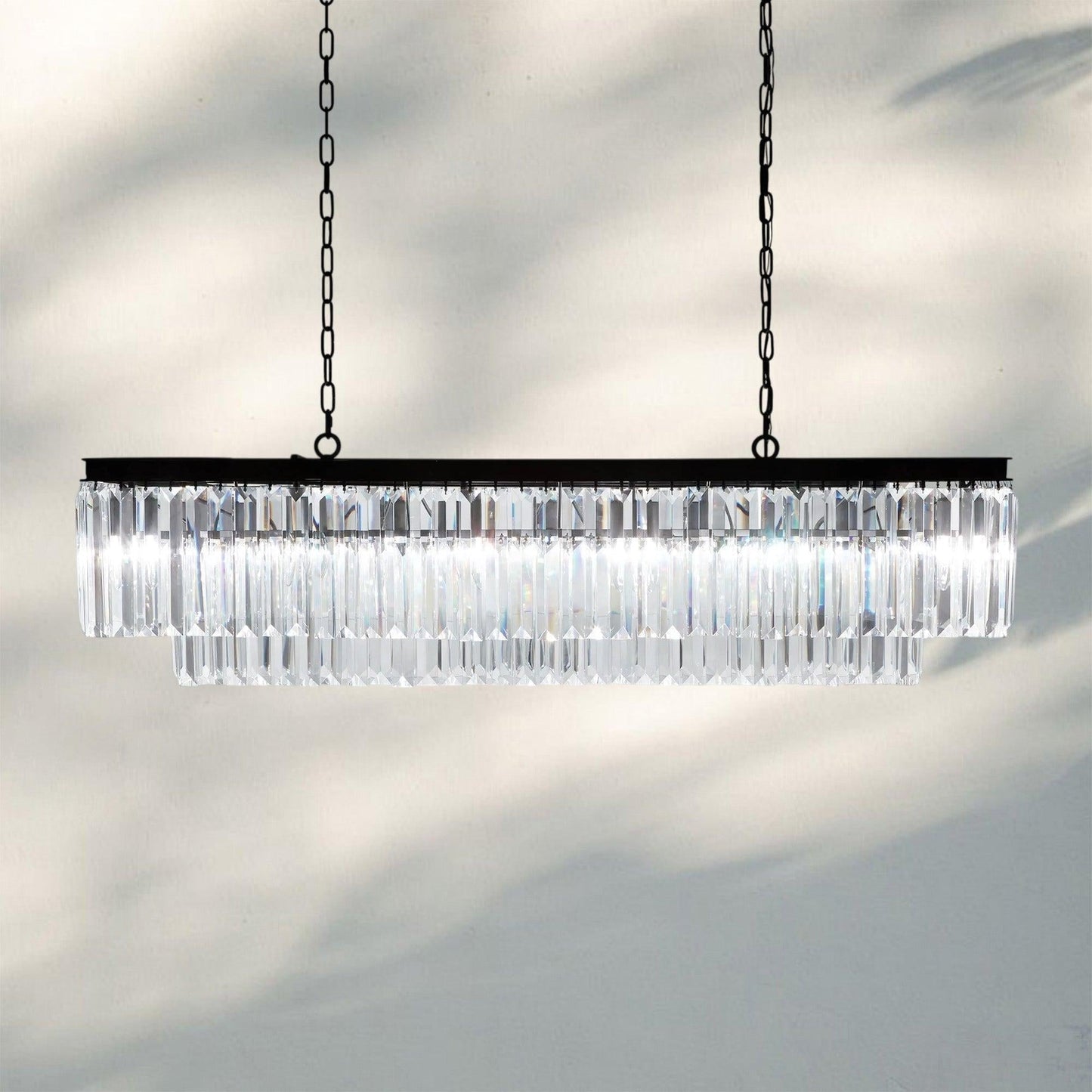 Leyland Tiered Rectangular Chandelier