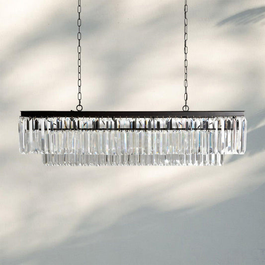 Leyland Tiered Rectangular Chandelier