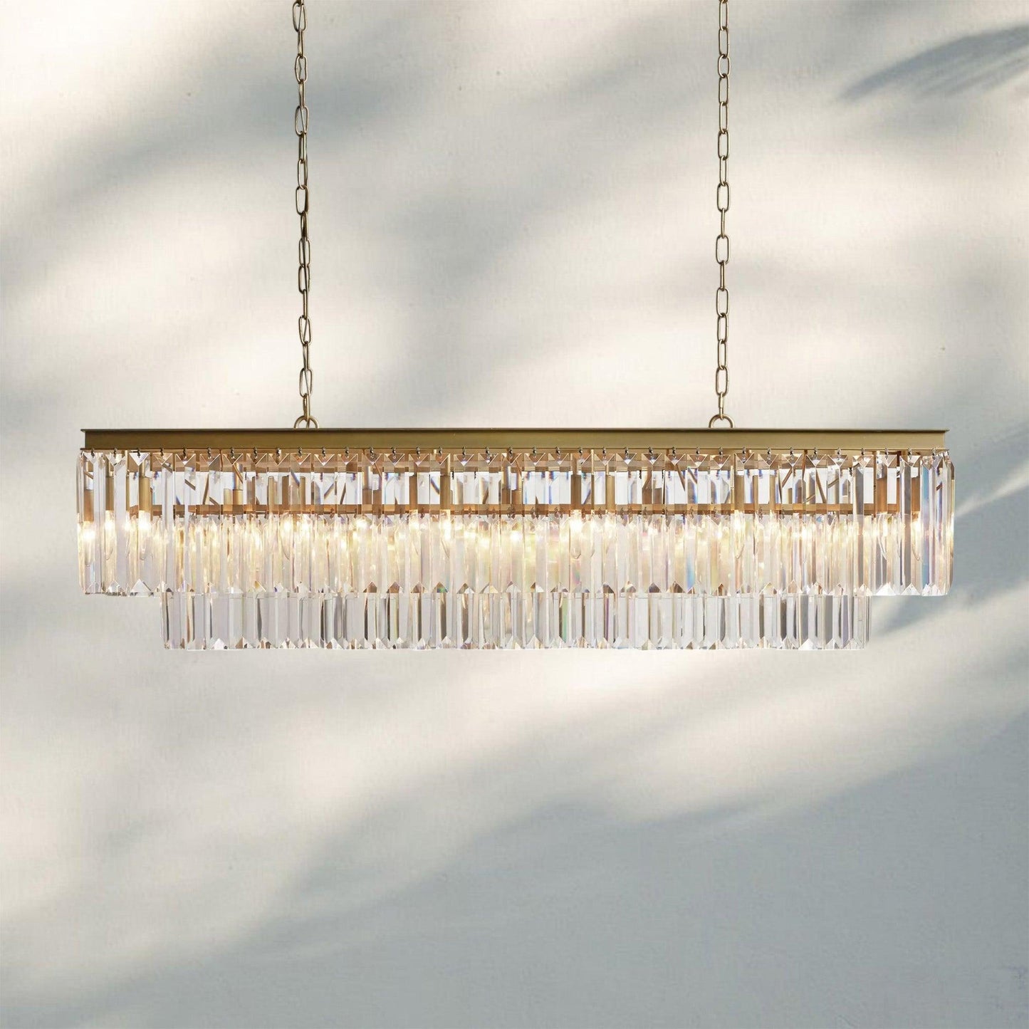 Leyland Tiered Rectangular Chandelier