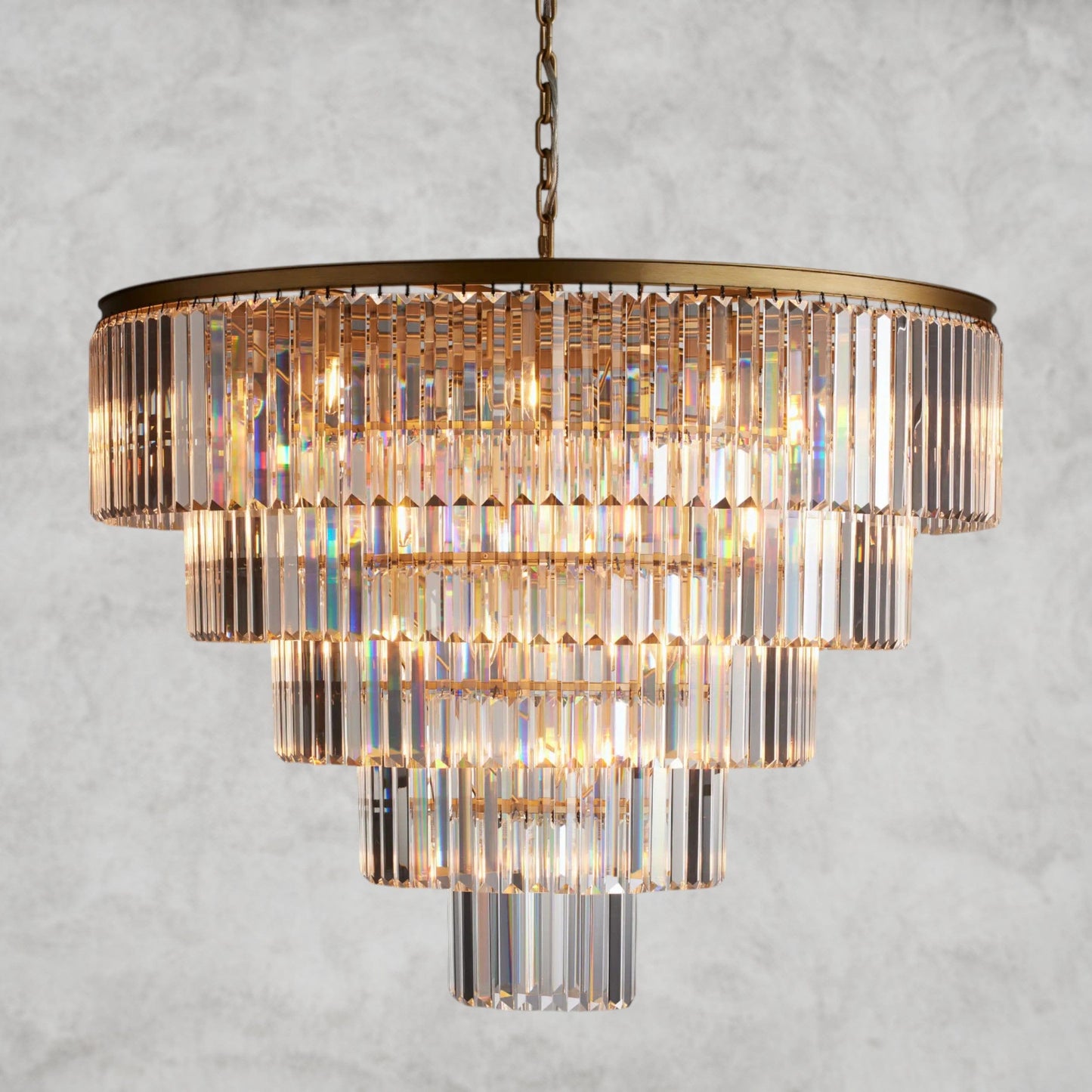Leyland Tiered Round Chandelier