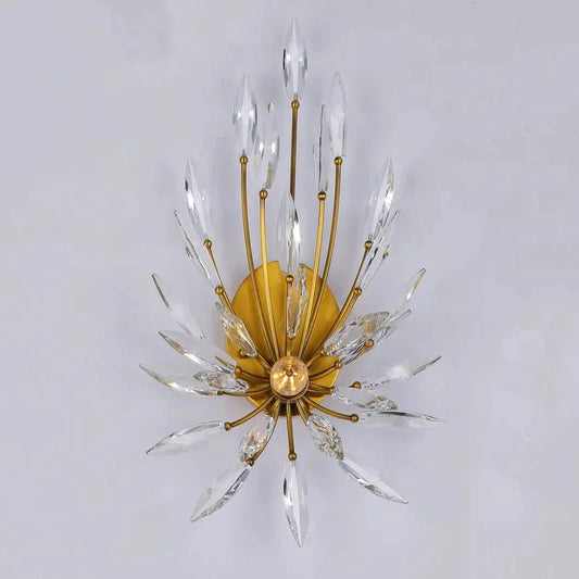 Lily Starburst Crystal Sputnik Wall Sconce