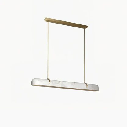 Linear Alabaster Chandelier 35.4", 59.1"
