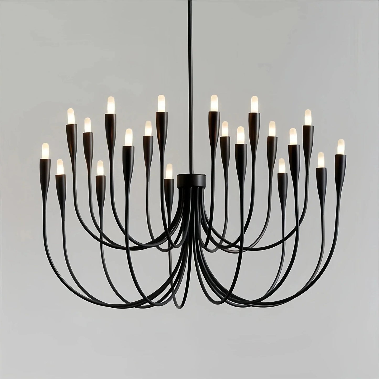 Liona Large Brass Candelabra Chandelier Light