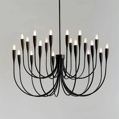 Liona Large Brass Candelabra Chandelier Light