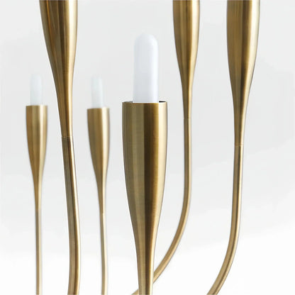 Liona Large Brass Candelabra Chandelier Light