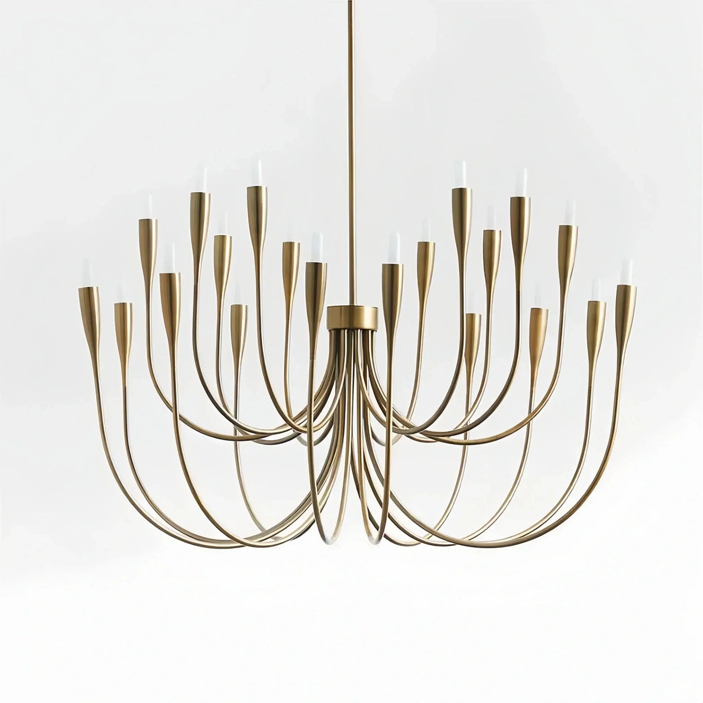 Liona Large Brass Candelabra Chandelier Light
