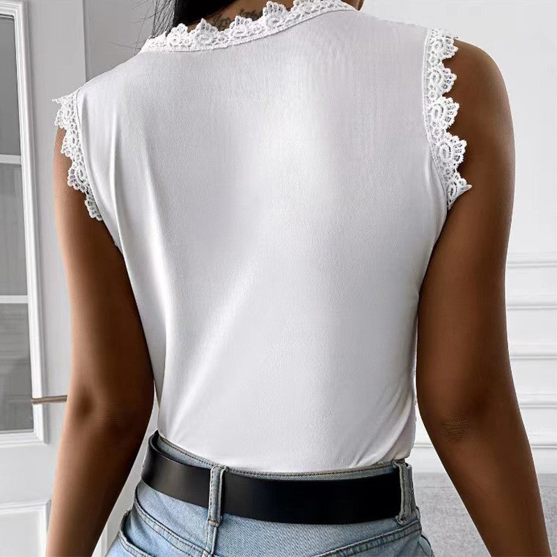 Liora Lace Floral Vest