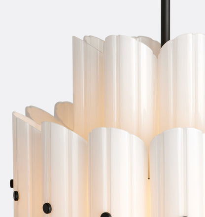 Lorna LED Double Tier Chandelier 25" 35" 46"