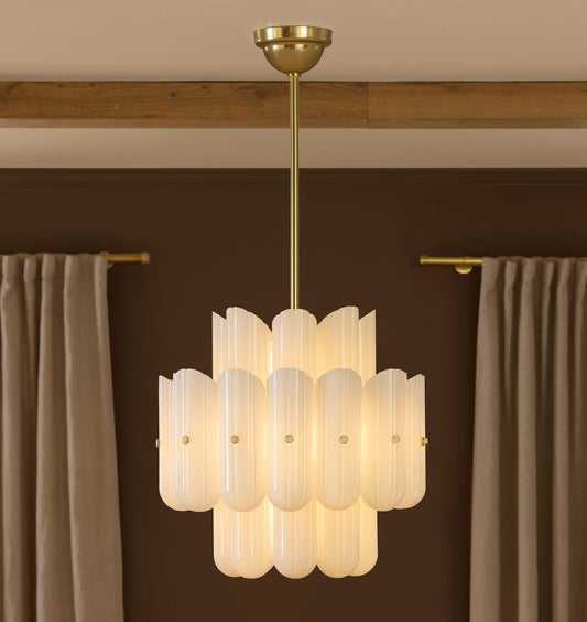 Lorna LED Double Tier Chandelier 25" 35" 46"
