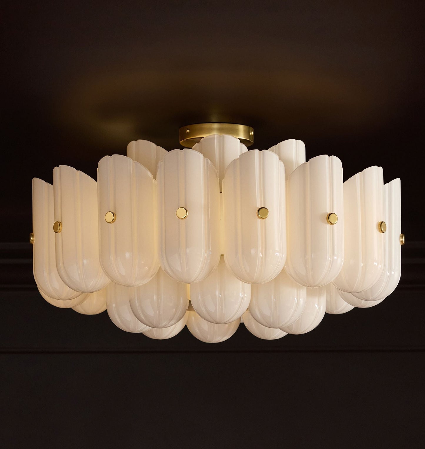 Lorna LED Double Tier Flush Mount 25"