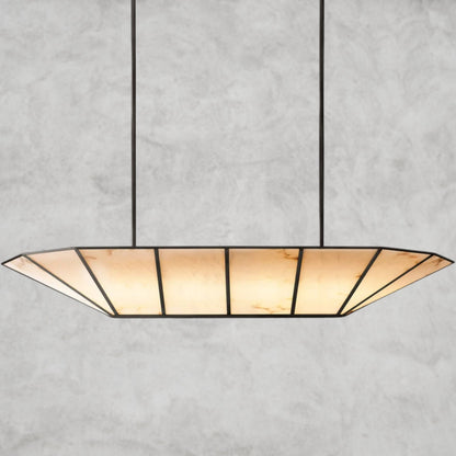 Lucette Alabaster Linear Chandelier