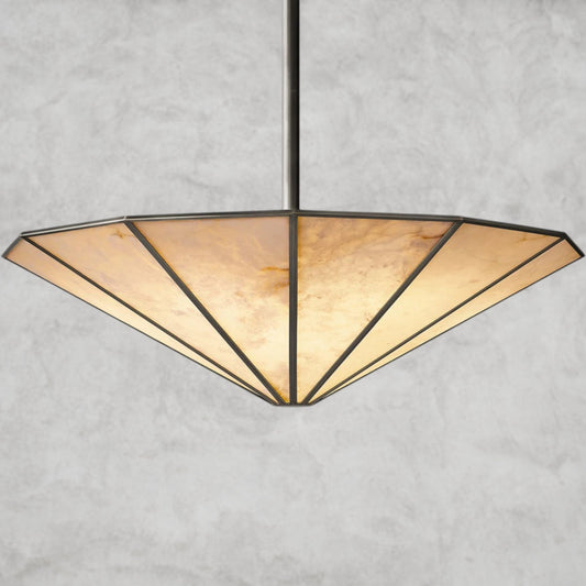 Lucette Alabaster Round Chandelier