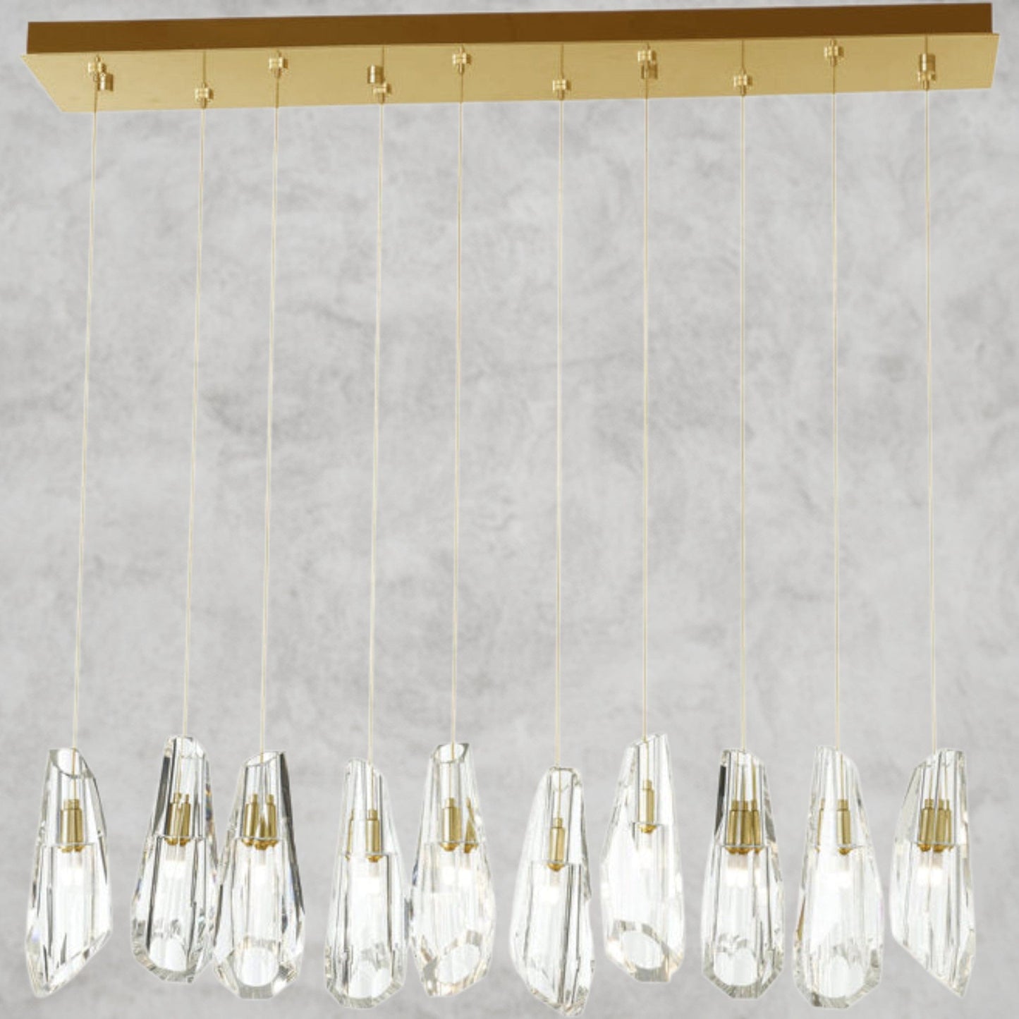Luma 10 - Light Crystal Pendant