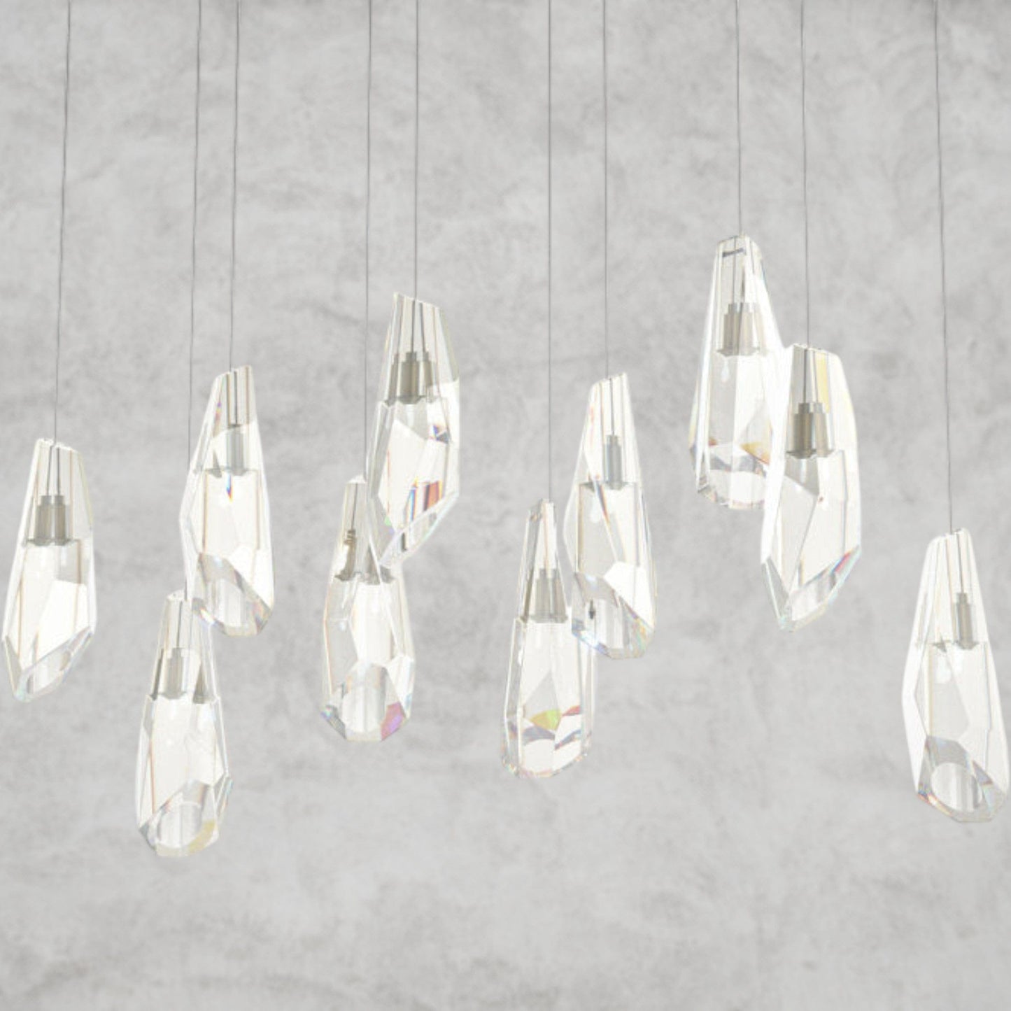 Luma 10 - Light Crystal Pendant