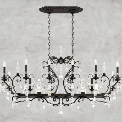 Lustre en cristal Renaissance 56"