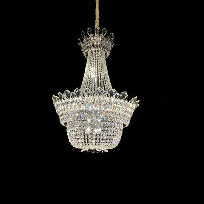 Luxury Empire Branch Crystal Chandelier Pendant Light for Entryway and Foyer