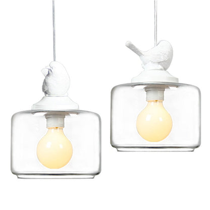Luxury Glass Bird-Design Pendant Light