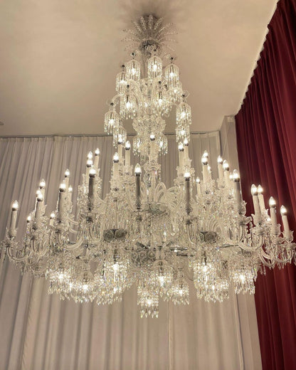 Luxury Large Multi Candles Chandelier Islam Crystal Ceiling Lighting Fixture For Living Room/ Hall Decoration