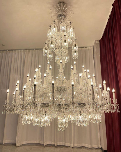 Luxury Large Multi Candles Chandelier Islam Crystal Ceiling Lighting Fixture For Living Room/ Hall Decoration