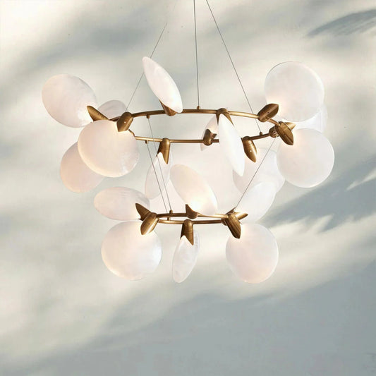 Lyla 2-Tiered Halo Chandelier