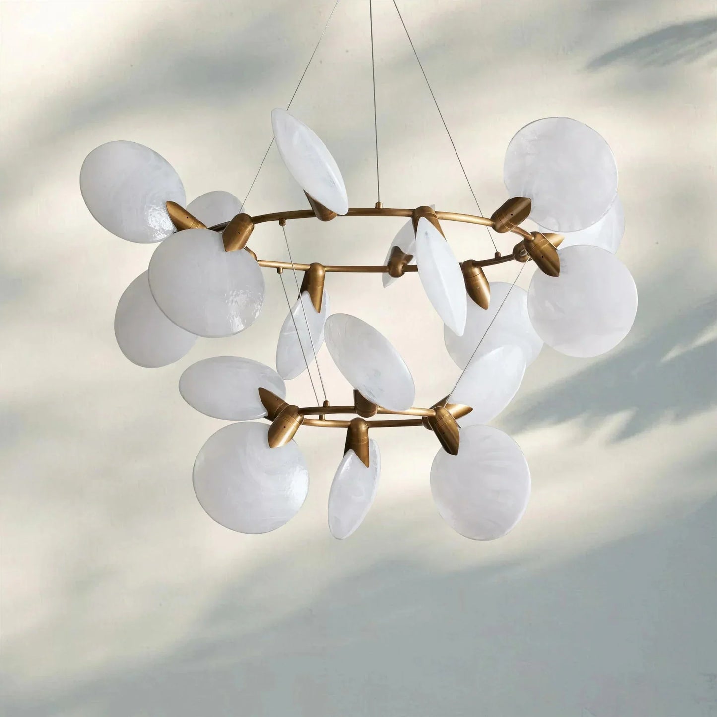 Lyla 2-Tiered Halo Chandelier