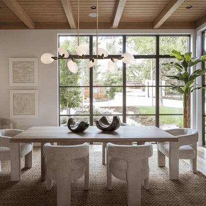 Lyla Linear Chandelier 62"74"