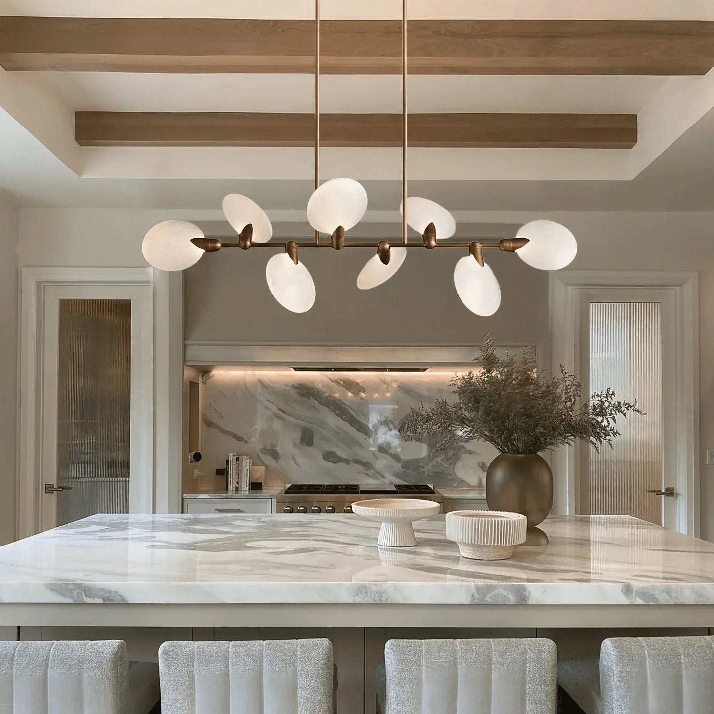 Lyla Linear Chandelier 62"74"